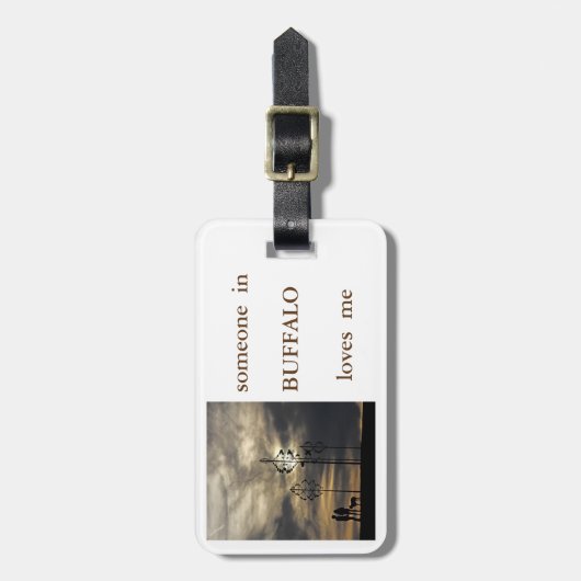 Buffalo Liebe 4 Gepäckstück Gepäckanhänger (Vorderseite vertikal)