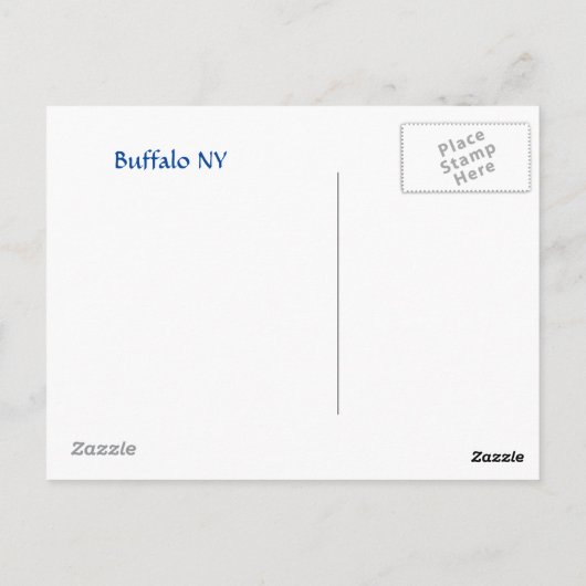 Buffalo Lighthouse Postcard Postkarte (Rückseite)