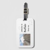 Buffalo Love 21 Gepäckanhänger (Vorderseite Vertikal)