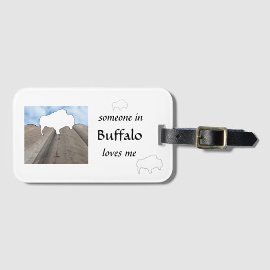 Buffalo Love 21 Gepäckanhänger (Vorderseite (Horizontal))