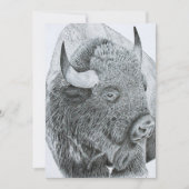 Buffalo Love Feiertagskarte (Vorderseite)