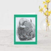 Buffalo Love Karte (Gelbe Blume)