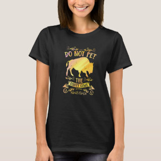 Buffalo Lustiger Bison Streicheln Sie nicht die fl T-Shirt