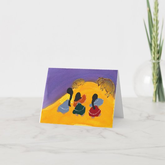 Buffalo Magic Card Dankeskarte (Vorderseite)