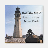 Buffalo Main Lighthouse, New York Magnet (Vorne)