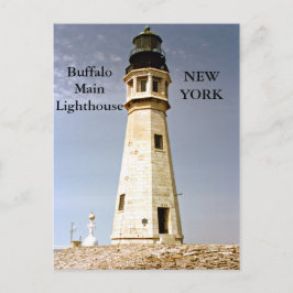 Buffalo Main Lighthouse, New York Postcard Postkarte