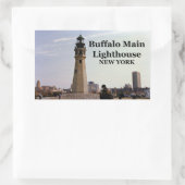 Büffalo Main Lighthouse, New York Stickers (Tasche)