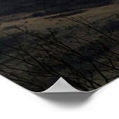 Buffalo Mountain bei Sonnenuntergang Poster (Ecke)