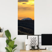 Buffalo Mountain bei Sonnenuntergang Poster (Heimbüro)