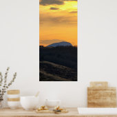 Buffalo Mountain bei Sonnenuntergang Poster (Küche)