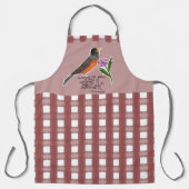 Buffalo-Musterfeder-Schürze Schürze (Vorderseite)