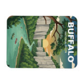 Buffalo National River Arkansas Magnet (Horizontal)