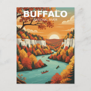 Buffalo National River Arkansas Postkarte