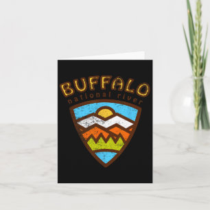 Buffalo National River Hiking Tee - Vintage Arkans Karte