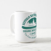 Buffalo National River (Kanu) Kaffeetasse (Vorderseite Links)