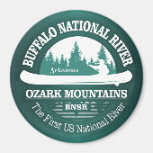 Buffalo National River (Kanu) Magnet (Vorne)