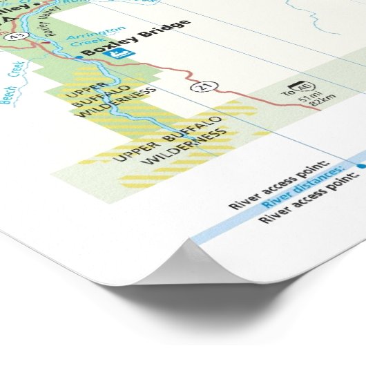 Buffalo National River Poster (Ecke)