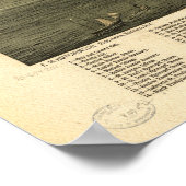 Buffalo New York 1880 Antique Panoramabalkarte Poster (Ecke)