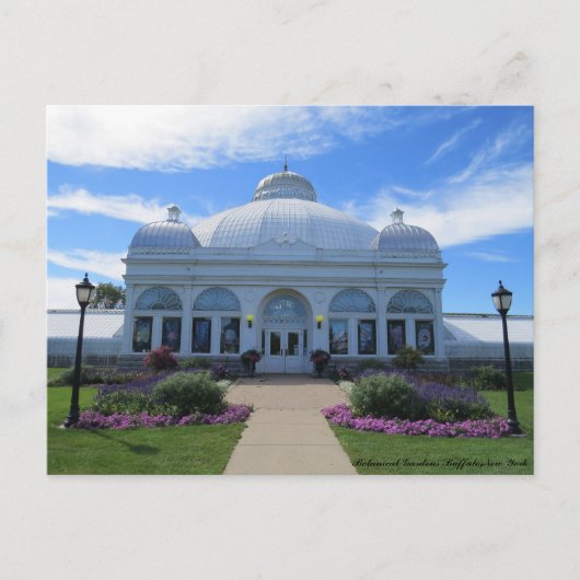 Buffalo New York Botanischer Garten Postkarte (Vorderseite)