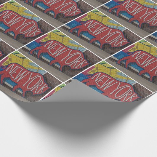 Buffalo New York Geschenkpapier (Ecke)