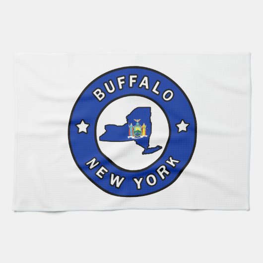 Buffalo New York Geschirrtuch (Horizontal)