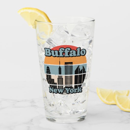 Buffalo, New York Glas (Vorderseite Ice)