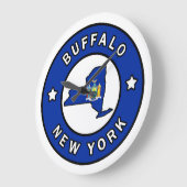 Buffalo New York Große Wanduhr (Winkel)