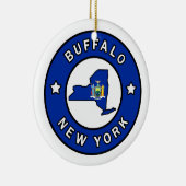 Buffalo New York Keramik Ornament (Rechts)
