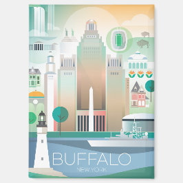 Buffalo, New York Kühlschrank Magnet