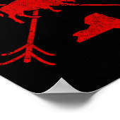 Buffalo New York Ny _ Area Code 716 Poster (Ecke)