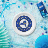 Buffalo New York Pappteller (Party)