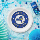 Buffalo New York Pappteller (Party)