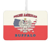 Buffalo New York Polish Autolufterfrischer (Rückseite)