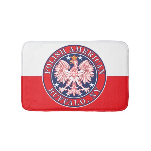 Buffalo New York Polish Badematte (Vorderseite)