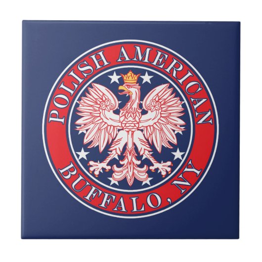 Buffalo New York Polish Fliese (Vorderseite)