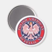 Buffalo New York Polish Magnet (Vorderseite/Rückseite)