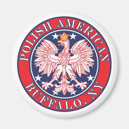 Buffalo New York Polish Magnet (Vorne)