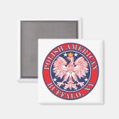 Buffalo New York Polish Magnet (Vorderseite/Rückseite)