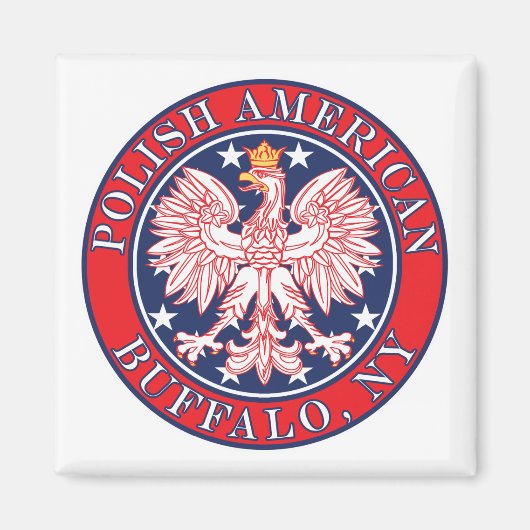Buffalo New York Polish Magnet (Vorne)