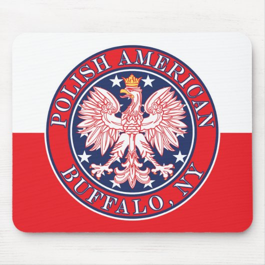 Buffalo New York Polish Mousepad (Vorne)