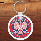 Buffalo New York Polish Schlüsselanhänger (Vorderseite)