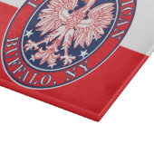 Buffalo New York Polish Schneidebrett (Ecke)