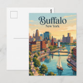 Buffalo, New York Postkarte (Vorne/Hinten)