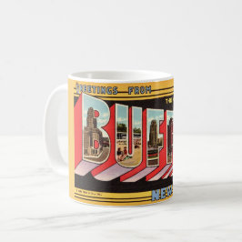 Buffalo New York Retro-Tasse Kaffeetasse