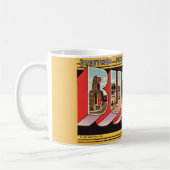 Buffalo New York Retro-Tasse Kaffeetasse (Links)