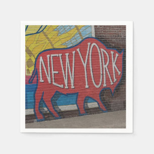 Buffalo New York Serviette