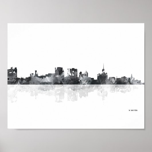 BUFFALO NEW YORK SKYLINE POSTER (Vorne)