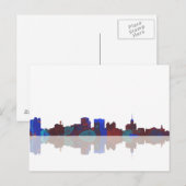 Buffalo New York Skyline Postkarte (Vorne/Hinten)