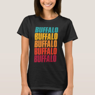 Buffalo New York Souvenir Retro Vintag Buffalo T-Shirt