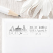 Buffalo, New York Stylized Skyline | (Insitu)